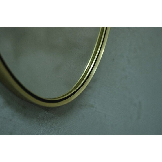 Image 1 of Miroir vintage en aluminium en forme de cœur, Italie 1960