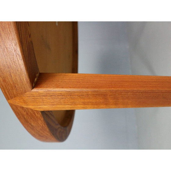 Image 1 of Table basse ronde vintage en teck par Severin Hansen pour Haslev Mobelfabrik