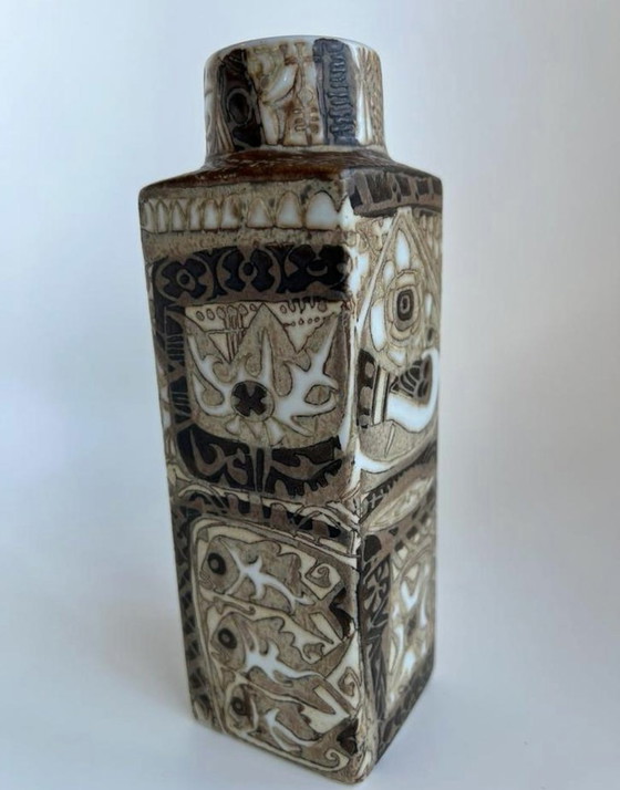 Image 1 of Royal Copenhagen Danmark Fajance Vase Baca Danish Design