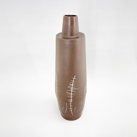 Image 1 of Vase de sol en céramique vintage par Jihokera Bechyne, Tchécoslovaquie 1970