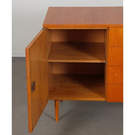 Image 1 of Commode vintage en chêne à 4 tiroirs pour Up Zavody, Tchécoslovaquie années 1960