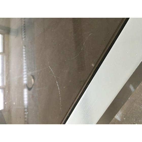 Image 1 of Table basse vintage en verre et aluminium par Kho Liang, 1974