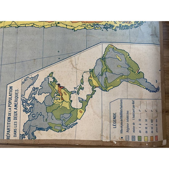 Image 1 of Carte scolaire d'époque n°16 et 16 bis par A. Gibert pour Delagrave