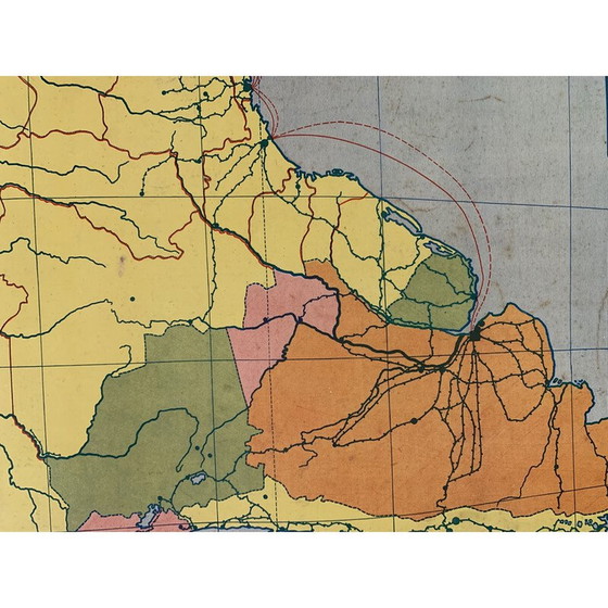 Image 1 of Carte scolaire d'époque n°16 et 16 bis par A. Gibert pour Delagrave