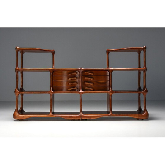 Image 1 of Etagères de rangement ouvertes vintage par Charles Fisher et Howard Osinski, 1970