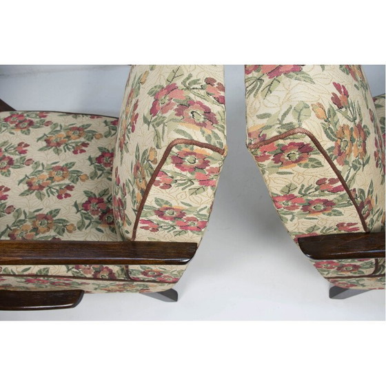 Image 1 of Paire de fauteuils vintage de Jindrich Halabala, 1940