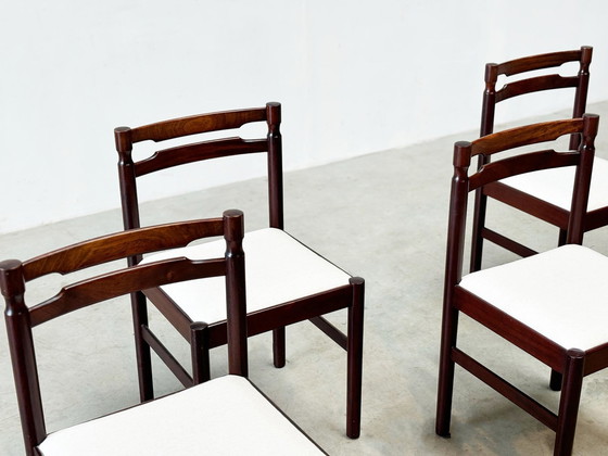 Image 1 of Ensemble de six chaises de salle à manger en bois de rose