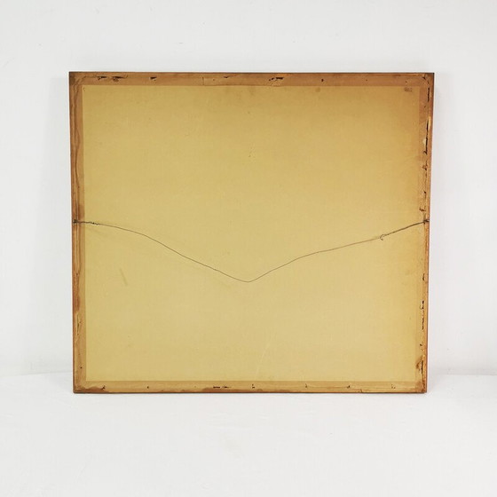 Image 1 of Peinture vintage "Composition" par Helle Thorborg, Danemark 1967