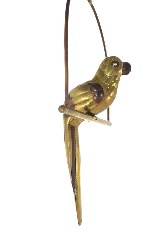 Image 1 of Brass Parrot Attr. Sergio Bustamante