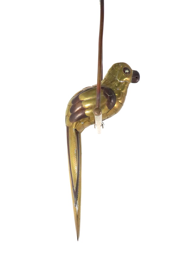 Image 1 of Brass Parrot Attr. Sergio Bustamante