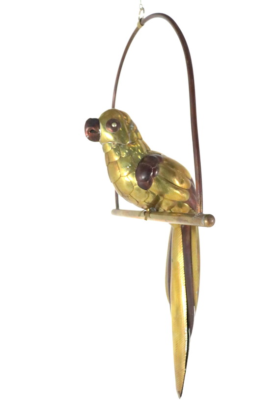 Image 1 of Brass Parrot Attr. Sergio Bustamante