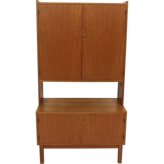 Image 1 of Armoire vintage en teck et hêtre, Suède 1960