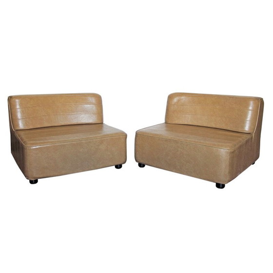 Image 1 of Paire de fauteuils Steiner vintage, 1970