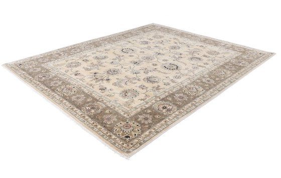 Image 1 of Tapis en laine et soie de Tabriz au design luxueux - superbes reflets de soie