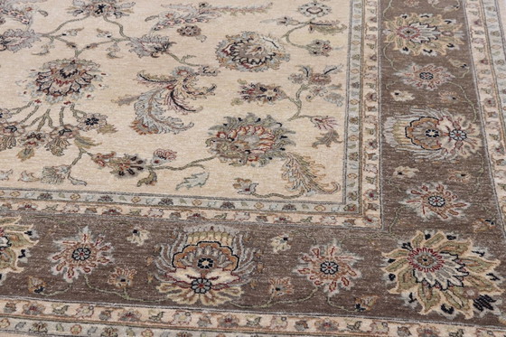 Image 1 of Tapis en laine et soie de Tabriz au design luxueux - superbes reflets de soie