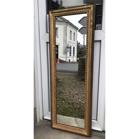Image 1 of Miroir vintage en bois sculpté
