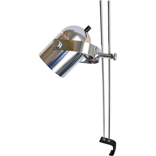 Lampe de table vintage Stanislav Indra chromée, Tchécoslovaquie 1970