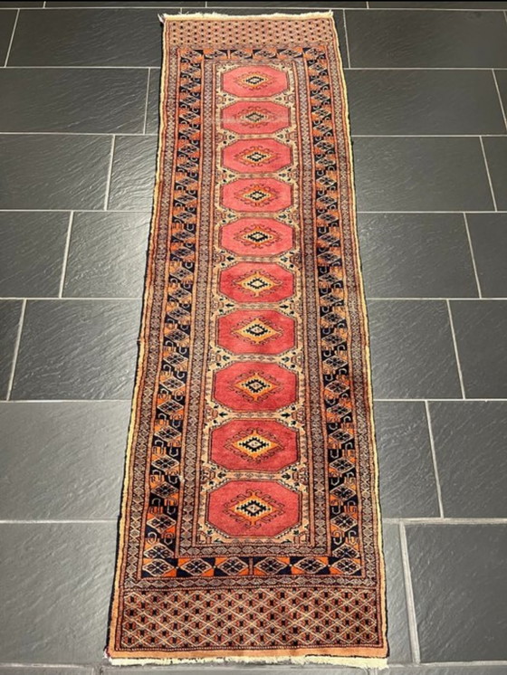 Image 1 of Tapis Boukara ancien, noué à la main, Pakistan Art Dec Unikat O