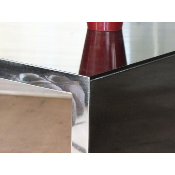 Image 1 of Table basse à miroir vintage par Nanda Vigo driade production, Italie 1970