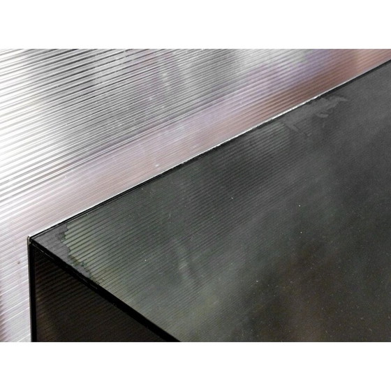 Image 1 of Table basse à miroir vintage par Nanda Vigo driade production, Italie 1970