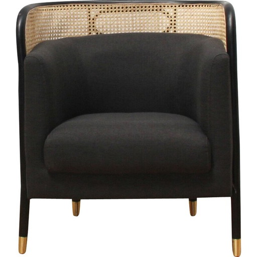 Fauteuil en rotin vintage