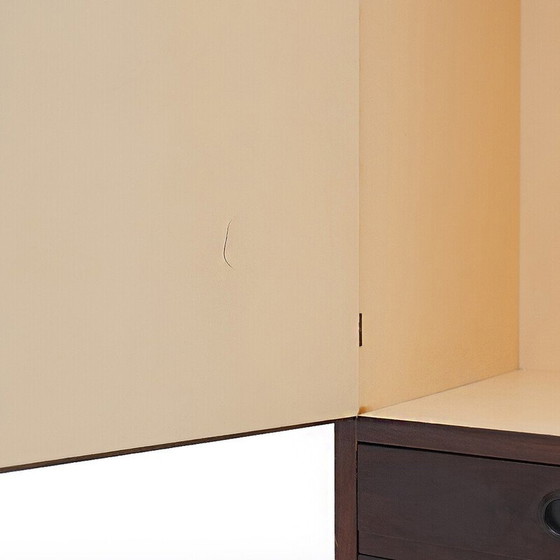 Image 1 of Armoire vintage en bois plaqué avec 2 tiroirs, 1960