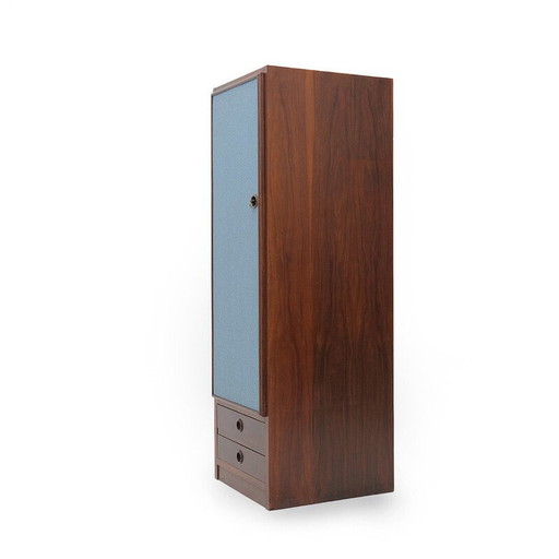 Armoire vintage en bois plaqué avec 2 tiroirs, 1960