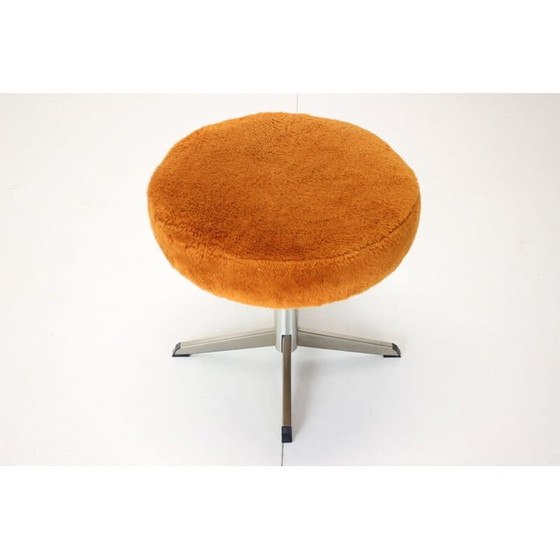 Image 1 of Tabouret pivotant vintage, Tchécoslovaquie 1970