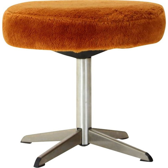 Image 1 of Tabouret pivotant vintage, Tchécoslovaquie 1970