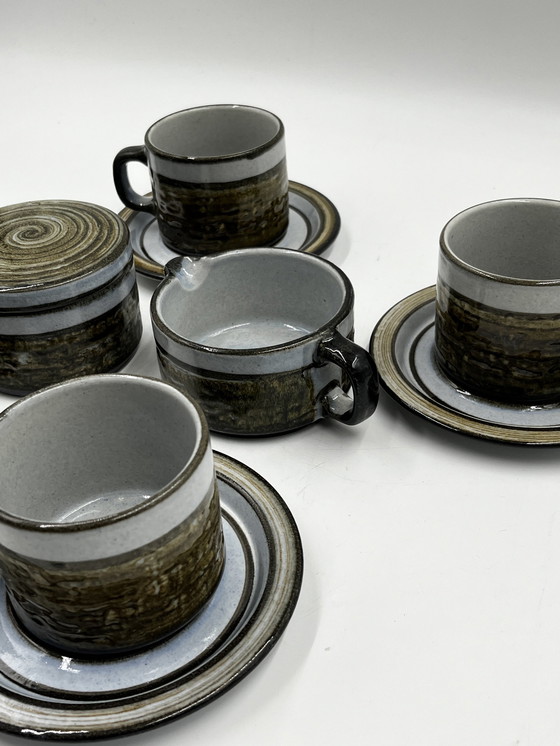 Image 1 of Lot De Tasses,Pot À Lait Et Sucrier Steinzug