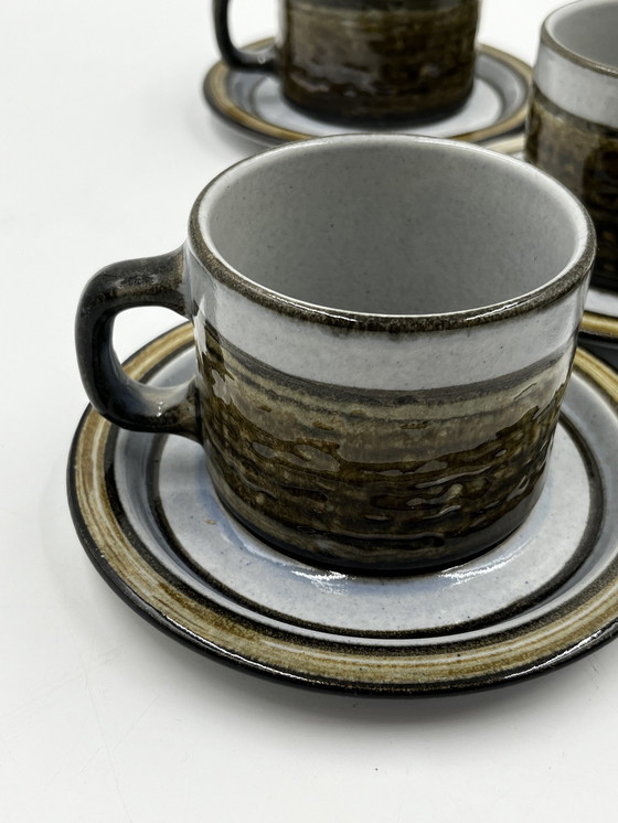 Image 1 of Lot De Tasses,Pot À Lait Et Sucrier Steinzug