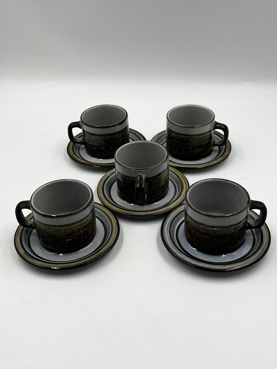 Image 1 of Lot De Tasses,Pot À Lait Et Sucrier Steinzug