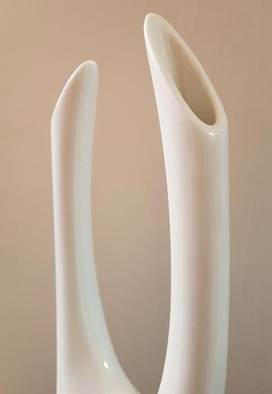 Image 1 of Très Rare • Vase Vintage • Charleston • Vladimír Tichý • Royal Dux • 1960