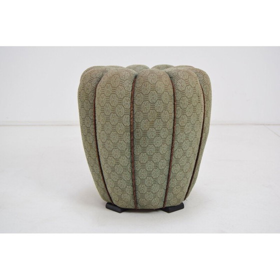 Image 1 of Tabouret Art déco du milieu du siècle par Jindrich Halabala, années 1930