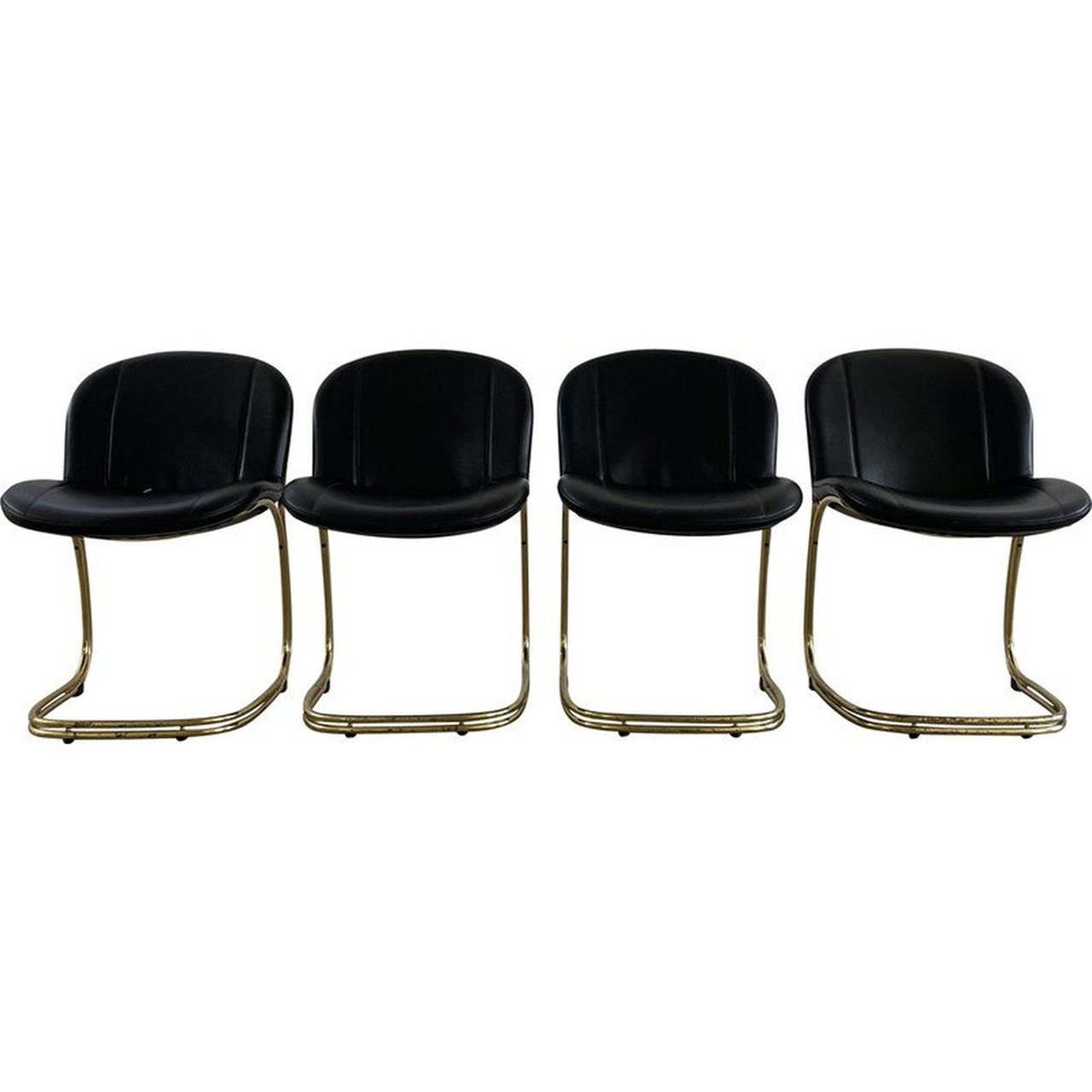 ensemble table et 3 chaises vintage de gastone rinaldi. anné
