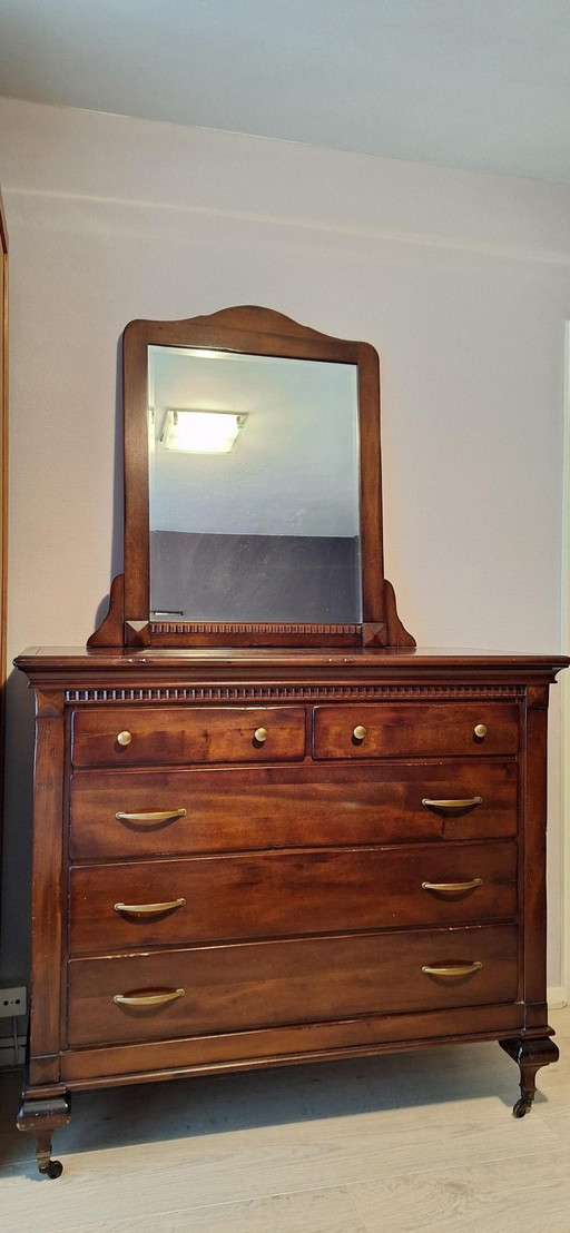 2X Commode classique et miroir (Tidor)