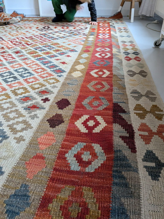 Image 1 of Magnifique tapis Kilim noué à la main