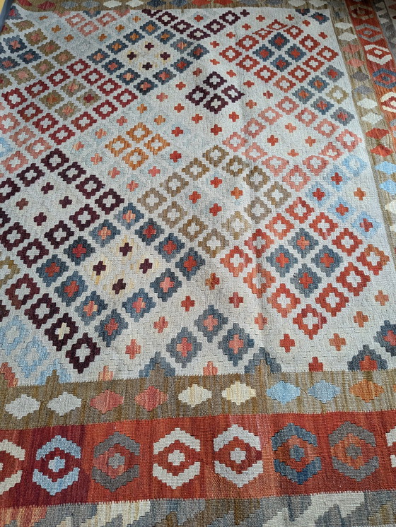 Image 1 of Magnifique tapis Kilim noué à la main