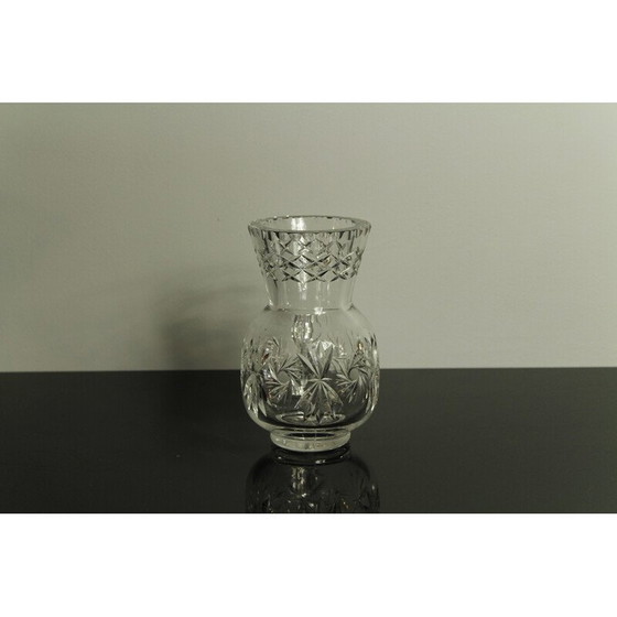 Image 1 of Ensemble de 3 verres en cristal de Bohème, Tchécoslovaquie 1970