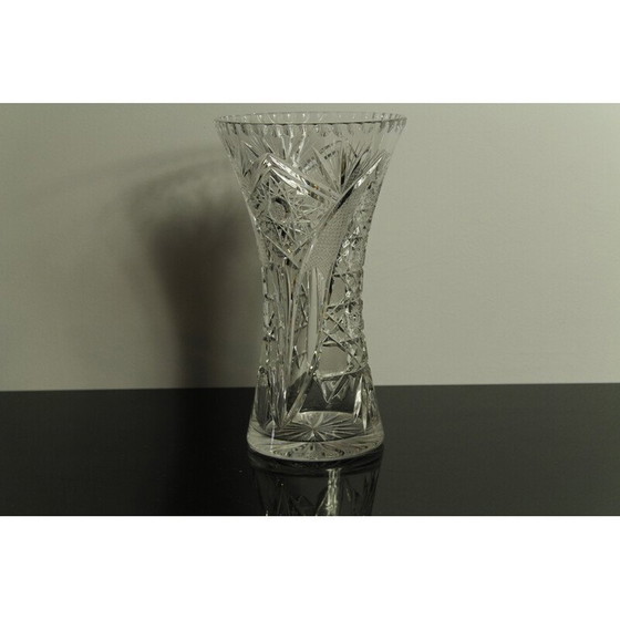 Image 1 of Ensemble de 3 verres en cristal de Bohème, Tchécoslovaquie 1970