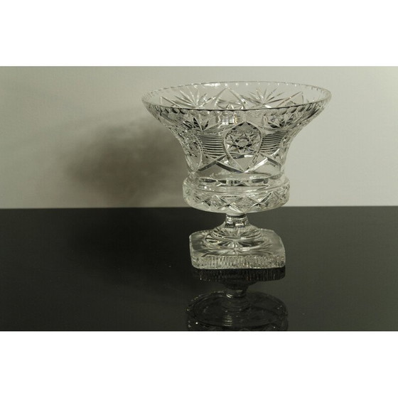 Image 1 of Ensemble de 3 verres en cristal de Bohème, Tchécoslovaquie 1970