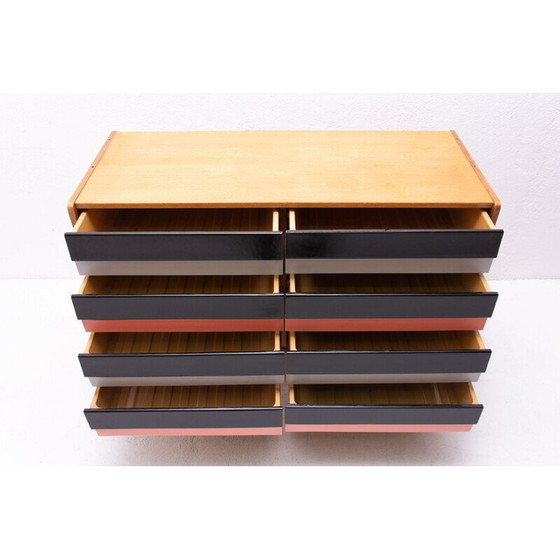 Image 1 of Commode vintage multicolore No. U-453 par Jiří Jiroutek pour Interiér Praha, Tchécoslovaquie 1960