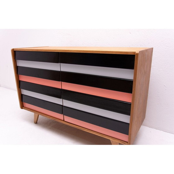Image 1 of Commode vintage multicolore No. U-453 par Jiří Jiroutek pour Interiér Praha, Tchécoslovaquie 1960