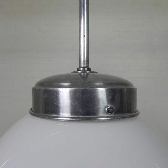 Image 1 of Lampe suspendue Art Déco avec ampoule blanche, années 1930