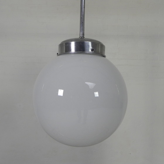 Image 1 of Lampe suspendue Art Déco avec ampoule blanche, années 1930