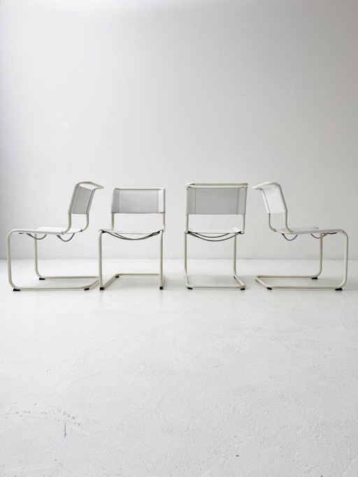 Thonet S33 All White Par Mart Stam Années 1926