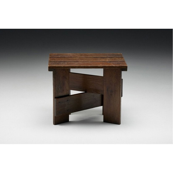 Image 1 of Tabouret vintage en cagette par Gerrit Rietveld, années 1930