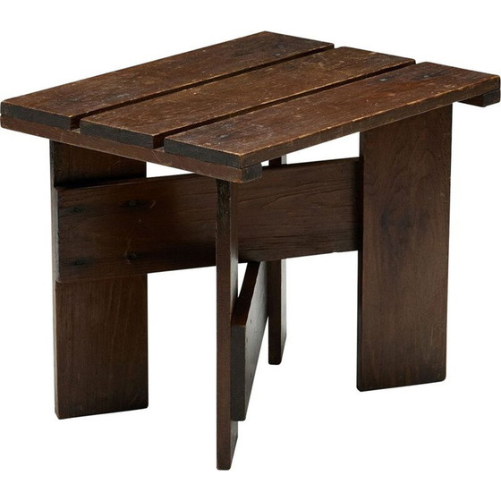 Image 1 of Tabouret vintage en cagette par Gerrit Rietveld, années 1930