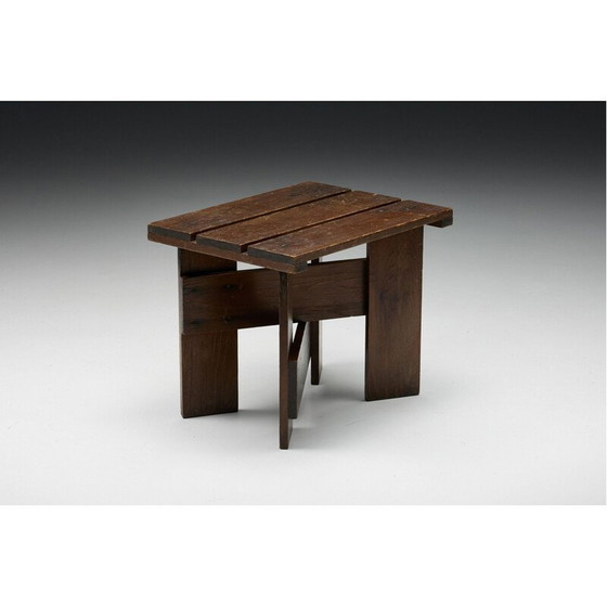 Image 1 of Tabouret vintage en cagette par Gerrit Rietveld, années 1930