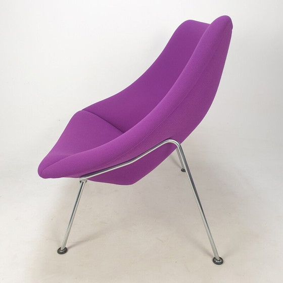Image 1 of Fauteuil et ottoman Vintage Oyster par Pierre Paulin pour Artifort, 1980